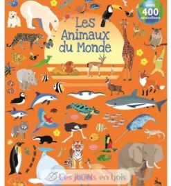 400 autocollants Les animaux du monde - Piccolia