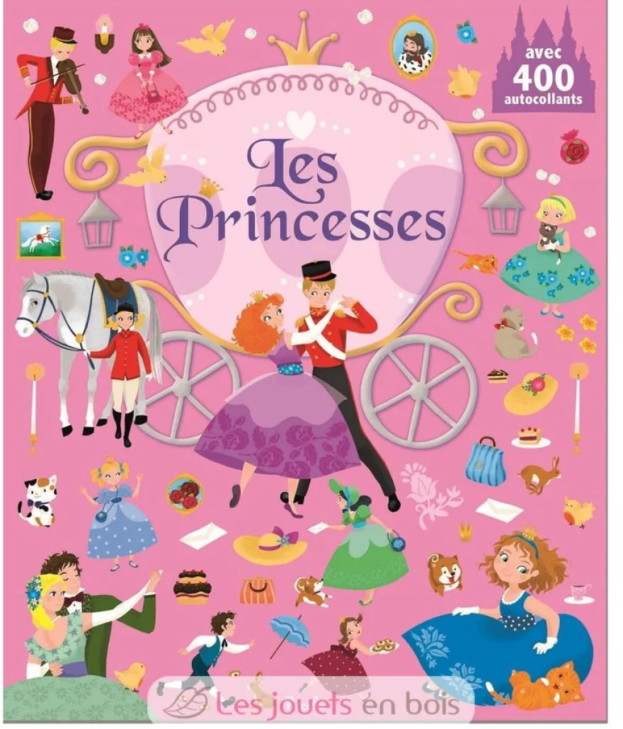400 autocollants Les princesses - Piccolia