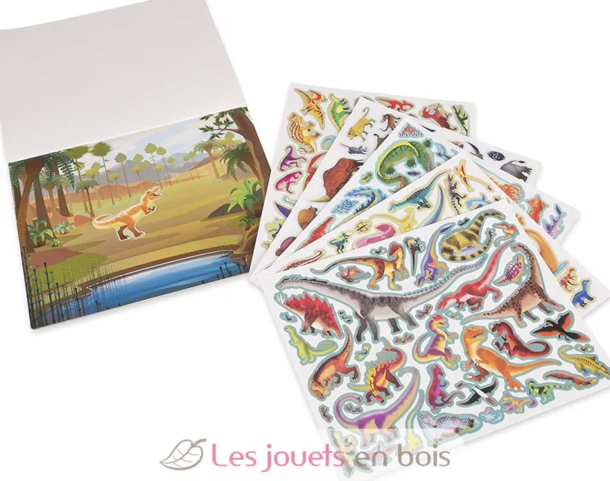 Autocollants réutilisables - Animaux préhistoriques - Melissa & Doug
