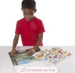 Autocollants réutilisables - Animaux préhistoriques - Melissa & Doug