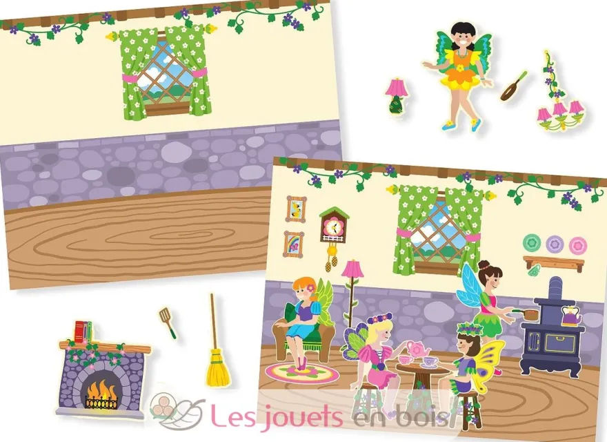 Autocollants réutilisables - Fées - Melissa & Doug