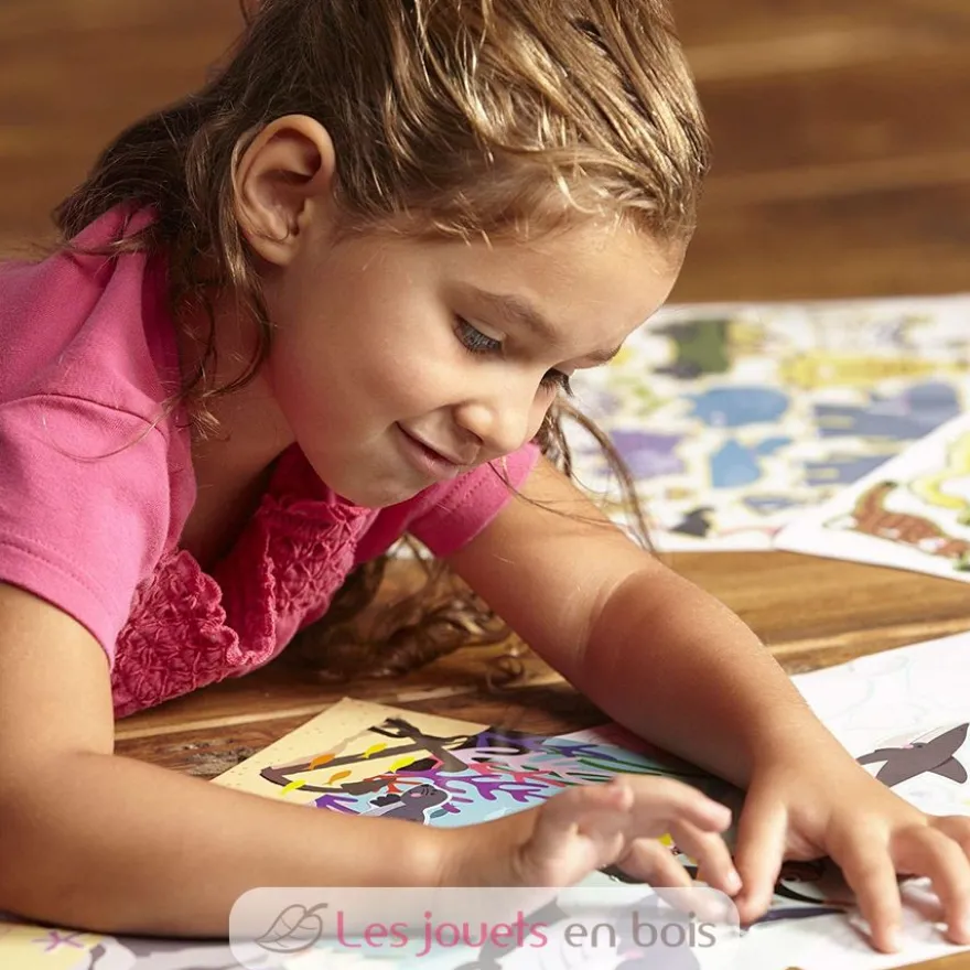 150 autocollants réutilisables - Habitats - Melissa & Doug