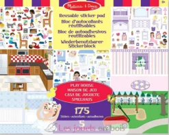 Autocollants réutilisables - La maison - Melissa & Doug