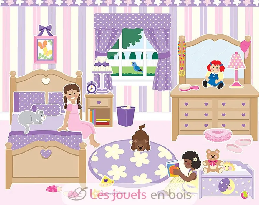 Autocollants réutilisables - La maison - Melissa & Doug