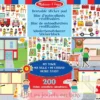 200 autocollants réutilisables - Ma ville - Melissa & Doug