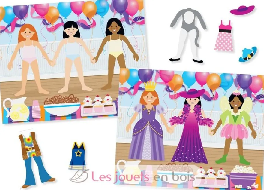 Autocollants réutilisables - S'habiller - Melissa & Doug