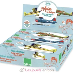 Avion à élastique vert - Vilac