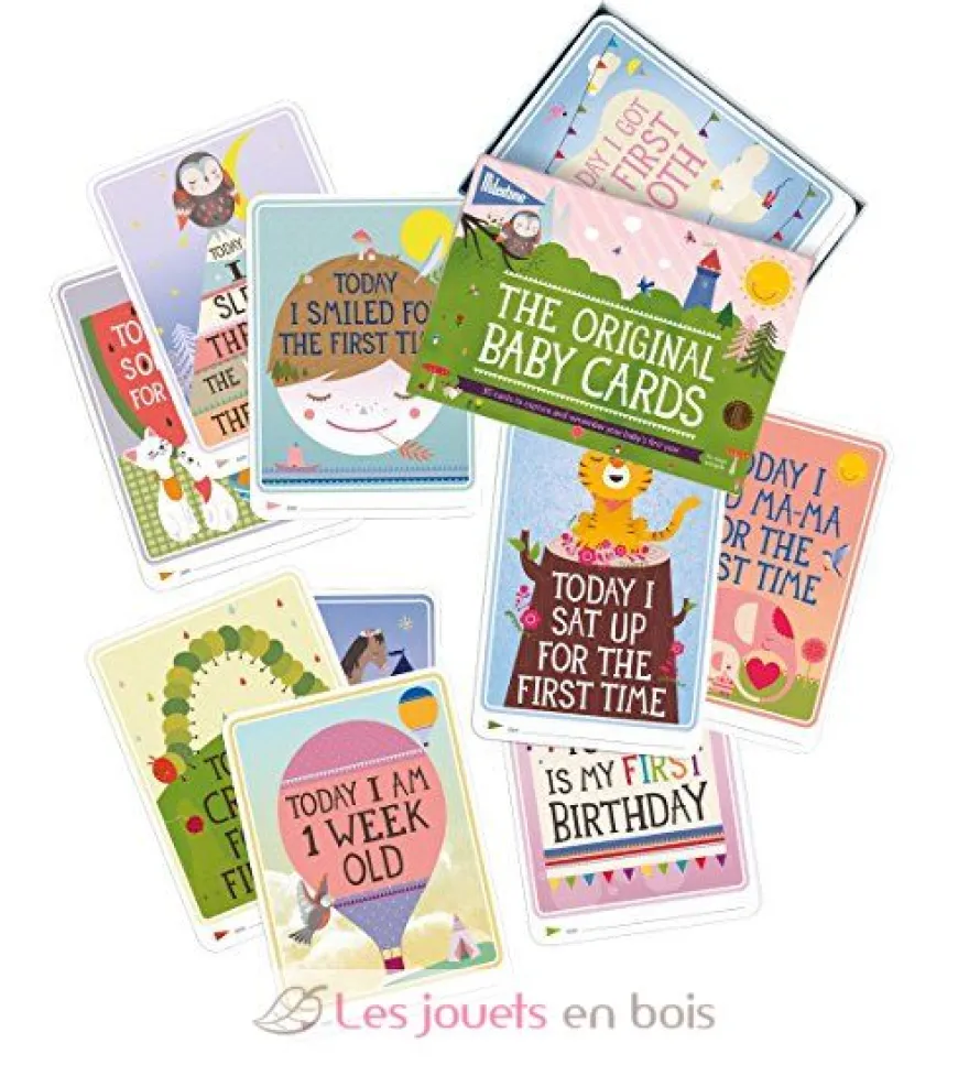 BABY CARDS - Version Anglaise - Milestone