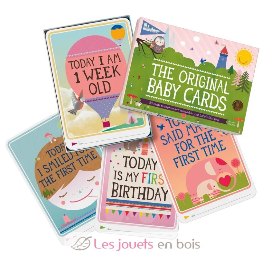 BABY CARDS - Version Anglaise - Milestone