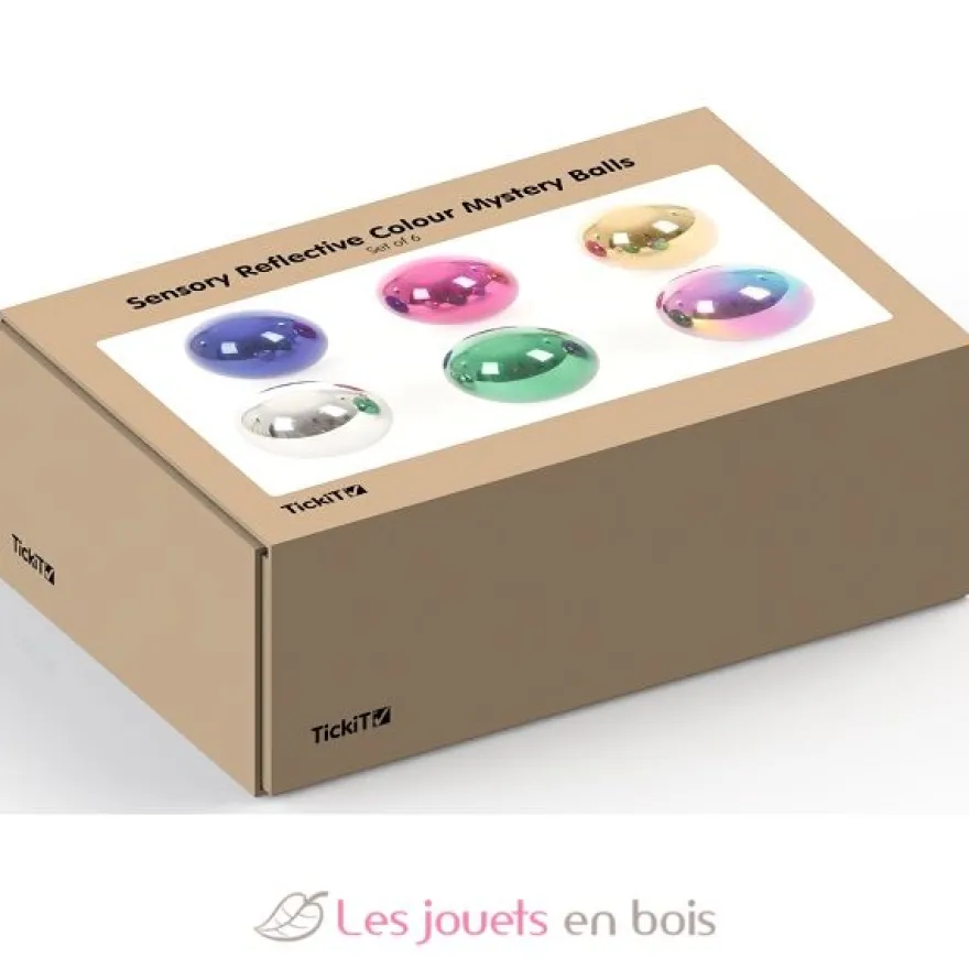Balles Mystères réfléchissantes colorées - TickiT