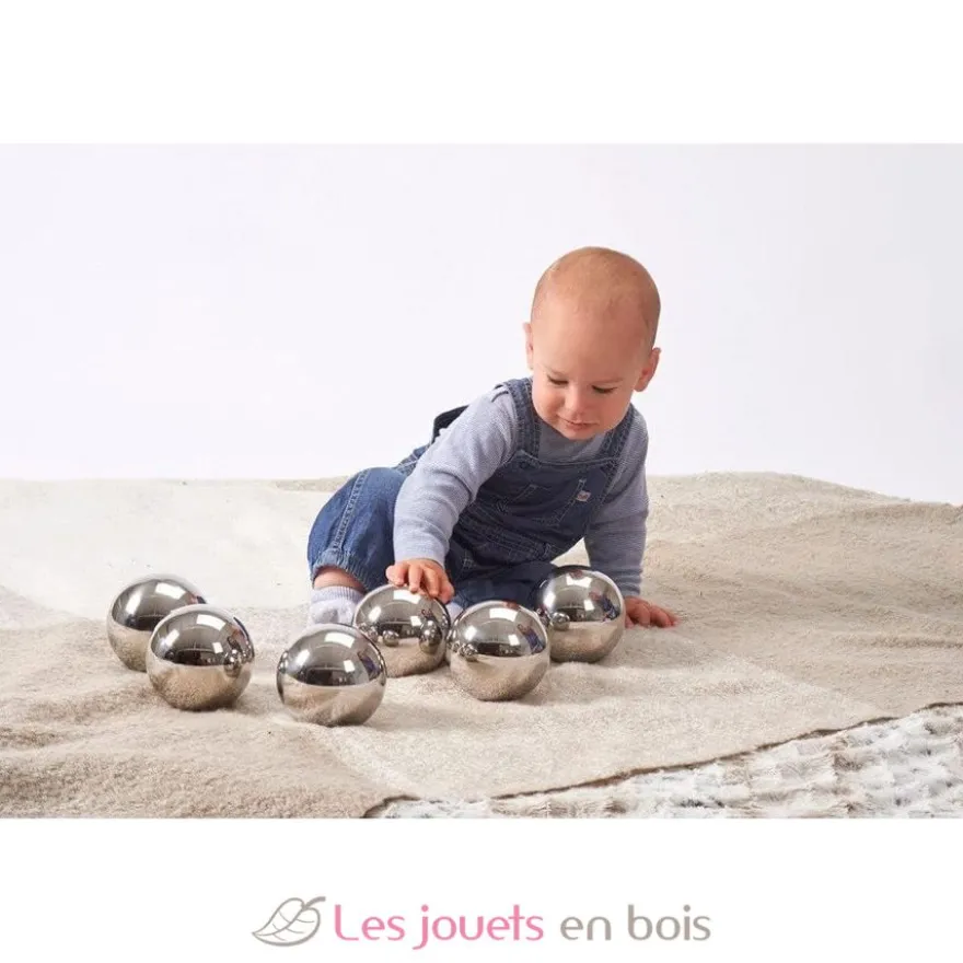 Balles Mystères réfléchissantes argentées - TickiT