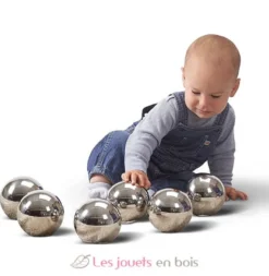 Balles Mystères réfléchissantes argentées - TickiT