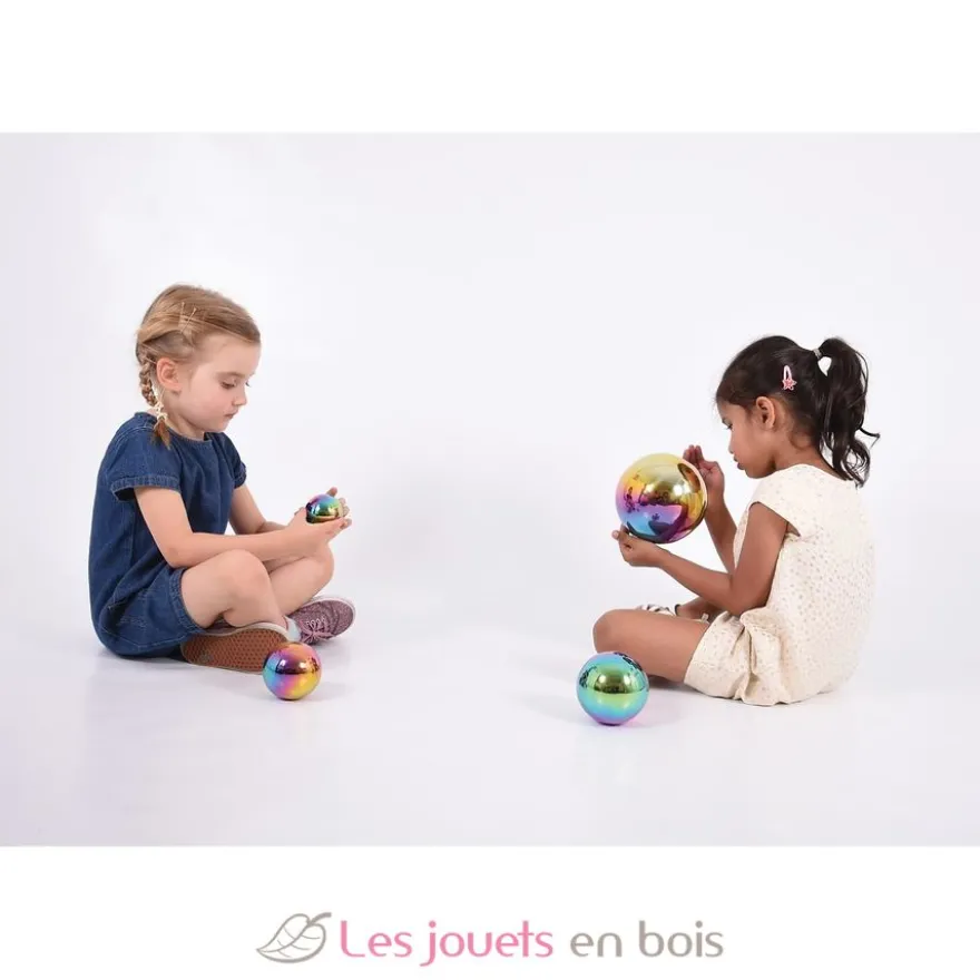 4 Balles réfléchissantes multicolores - TickiT