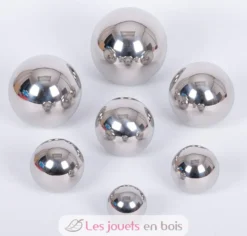 Balles sonores réfléchissantes argentées - TickiT