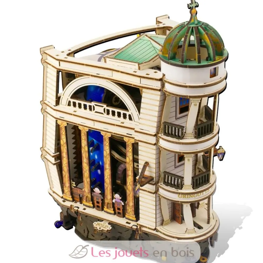 Banque des sorciers Gringotts Harry Potter - Puzzle 3D mécanique en bois - Ugears