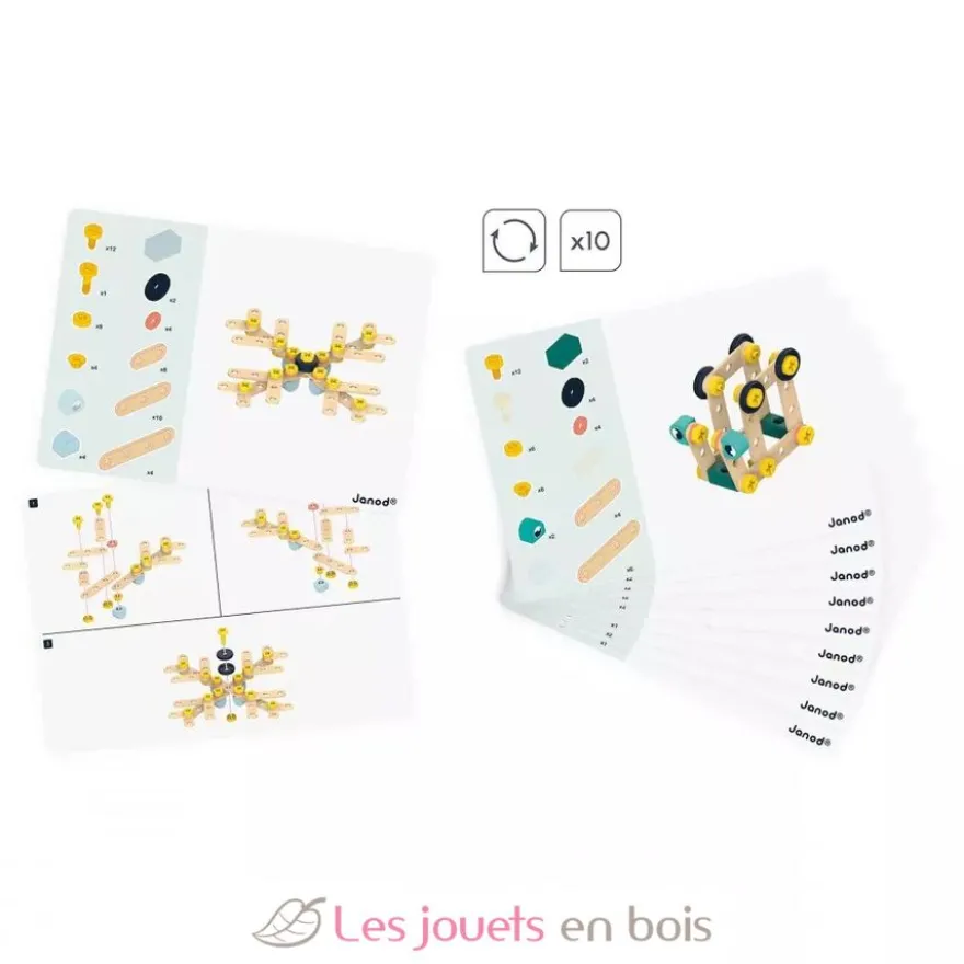 Baril Brico'Kids 100 pièces - Janod