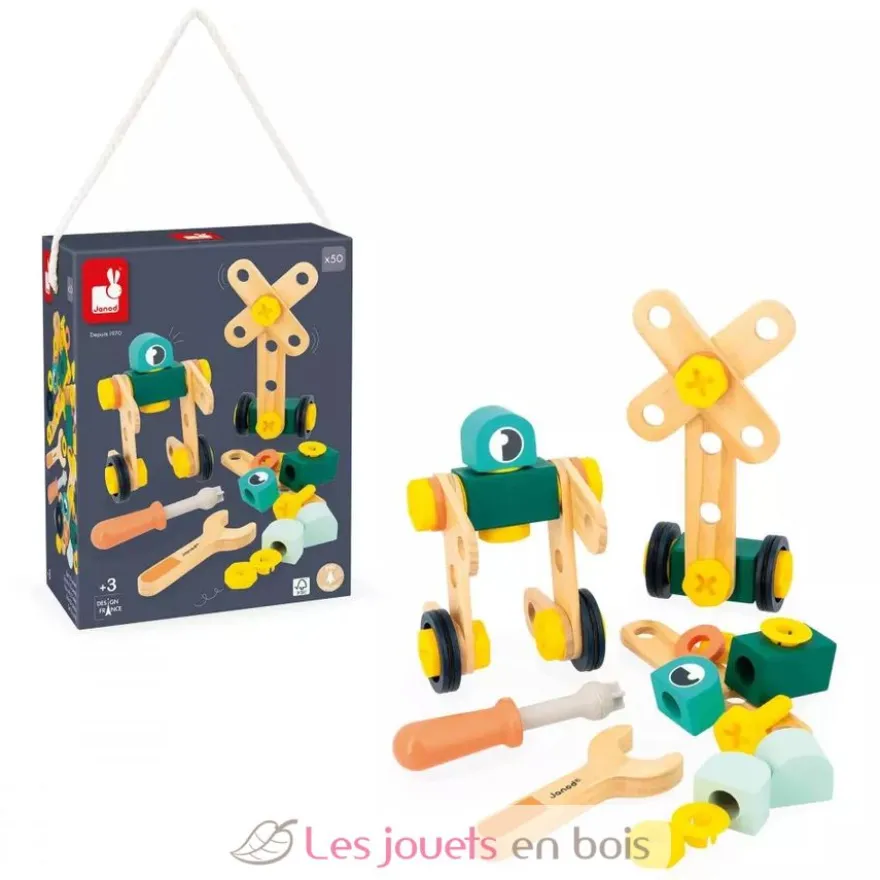 Baril Brico'Kids 50 pièces - Janod