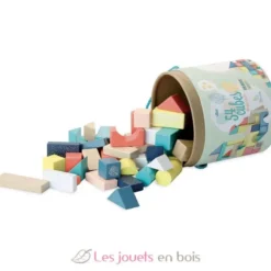 Baril de 54 cubes Sous la Canopée - Vilac