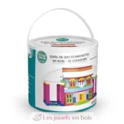 Baril de 200 Planchettes en bois - Sapin Malin