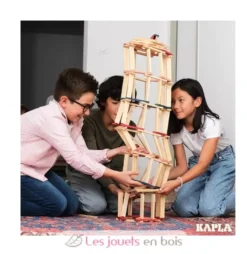 Baril Kapla 120 Bleu Rose Rouge - Kapla