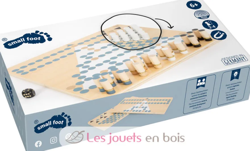 Barricade et Halma Gold Edition gris Small Foot Compagny