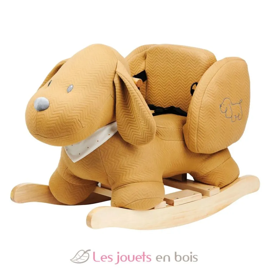 Bascule Charlie le chien caramel - Nattou