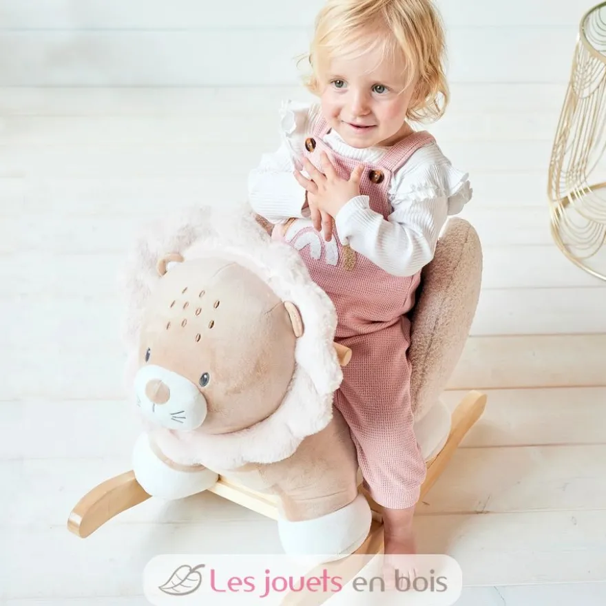 Bascule Ernest le lion brun - Nattou