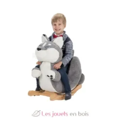Bascule loup gris - Gerardo's Toys