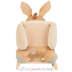 Bascule Âne Leo beige chaud foncé - Nattou