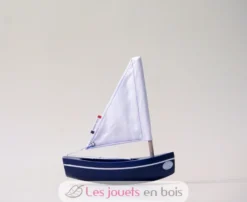 Bateau Le Bâchi bleu marine 17cm - Maison Tirot