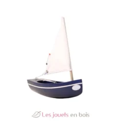 Bateau Le Bâchi bleu marine 17cm - Maison Tirot