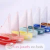 Bateau Le Bâchi bois naturel 17cm - Maison Tirot