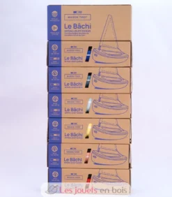 Bateau Le Bâchi rouge 17cm - Maison Tirot