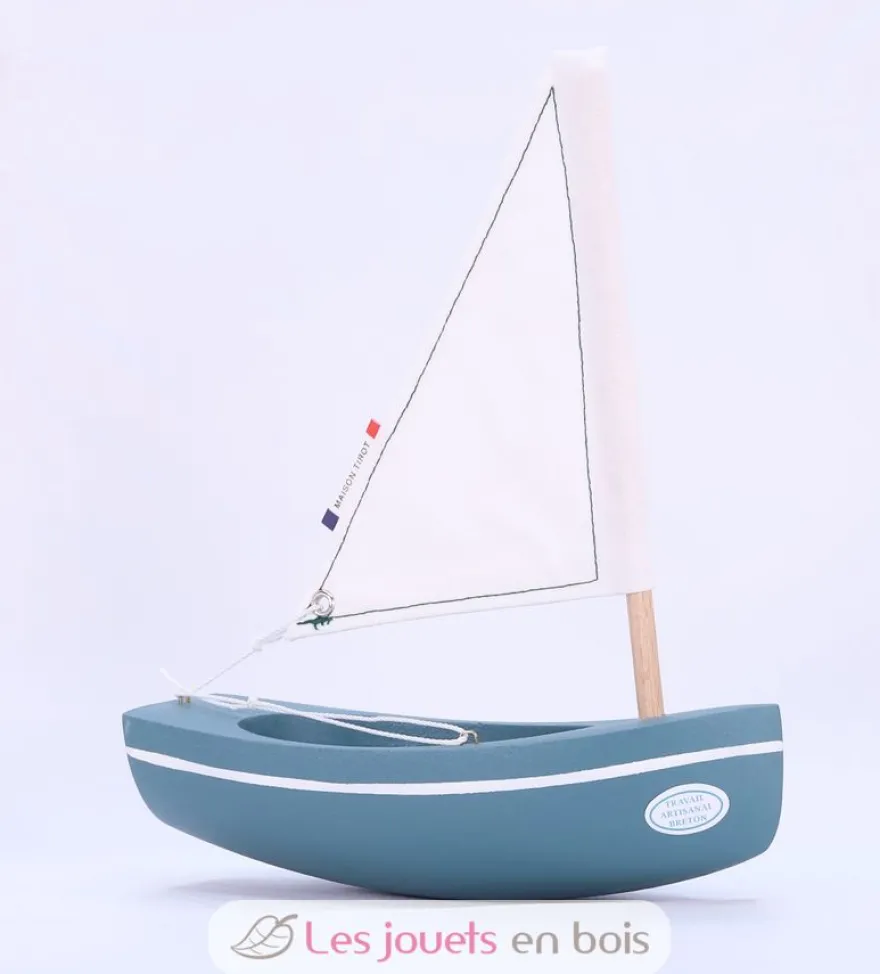 Bateau Le Bâchi vert abysses 17cm - Maison Tirot