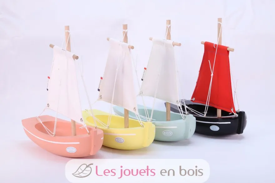 Bateau Le Misainier rose 22cm - Maison Tirot