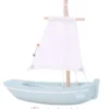 Bateau Le Misainier vert d'eau 22cm - Maison Tirot