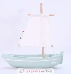 Bateau Le Misainier vert d'eau 22cm - Maison Tirot