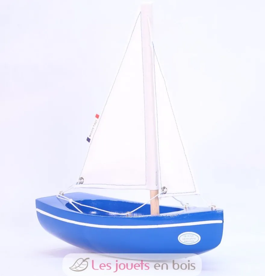 Bateau Le Sloop bleu 21cm - Maison Tirot