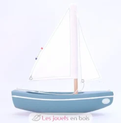 Bateau Le Sloop vert abysses 21cm - Maison Tirot