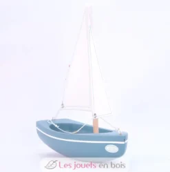 Bateau Le Sloop vert abysses 21cm - Maison Tirot