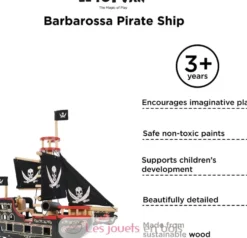 Bateau Pirates Barberousse - Le Toy Van