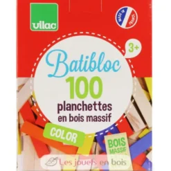 Batibloc couleur 100 planchettes - Vilac