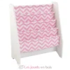 Bibliothèque blanche - motif rose - Kidkraft