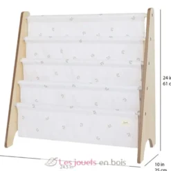 Bibliothèque enfant Myrtilles taupe - 3 Sprouts