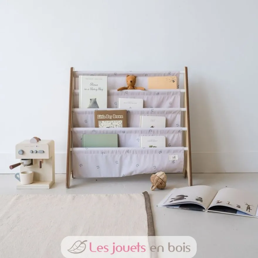 Bibliothèque enfant Myrtilles taupe - 3 Sprouts