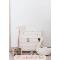 Bibliothèque enfant Terrazzo crème - 3 Sprouts