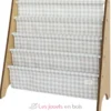 Bibliothèque livres reyclé vichy beige - 3 Sprouts