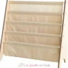 Bibliothèque livres tissu recyclé beige - 3 Sprouts