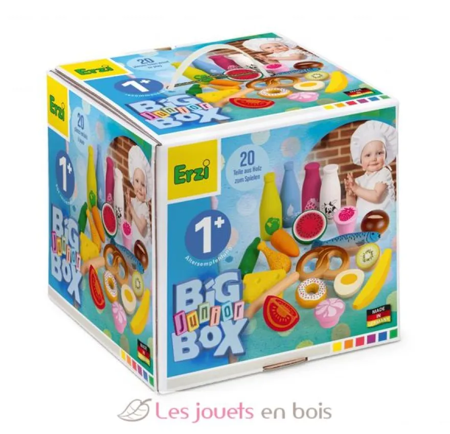 Big Box Junior - 20 aliments en bois - Erzi