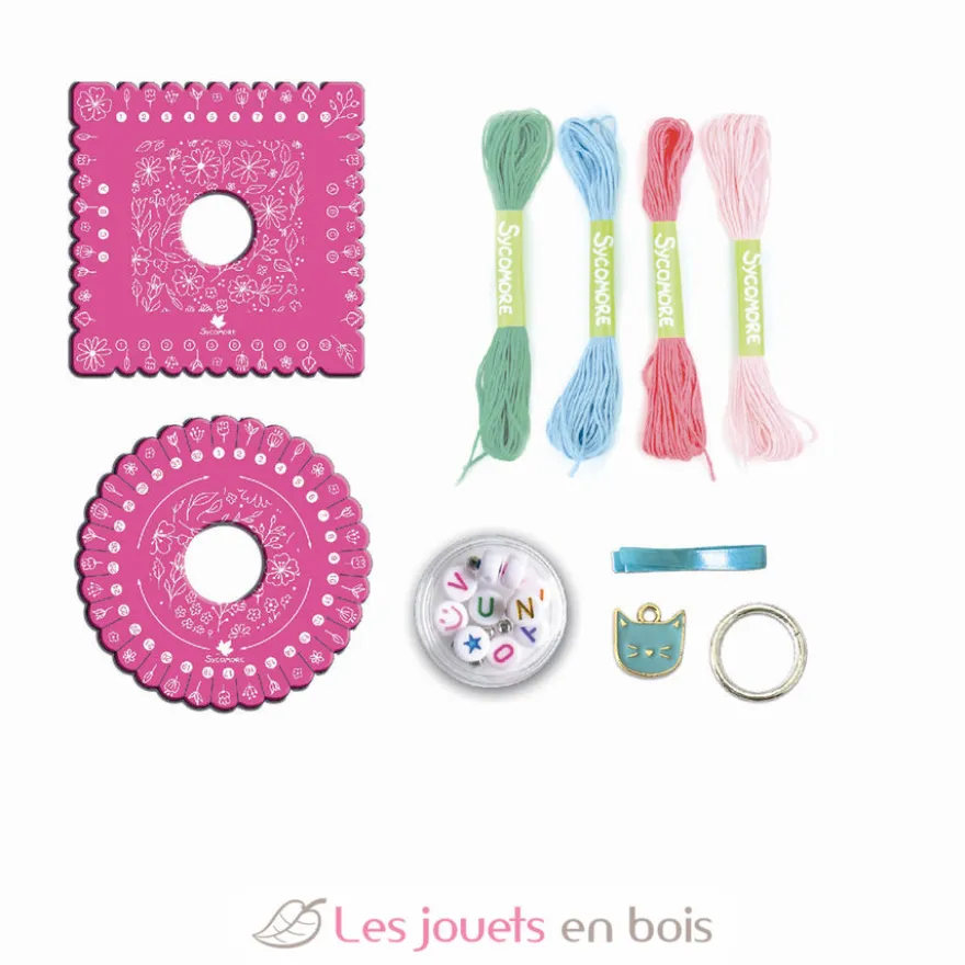 Bijoux Box - Bracelets d'amitié Kumihimo - Dès 7 ans - Sycomore